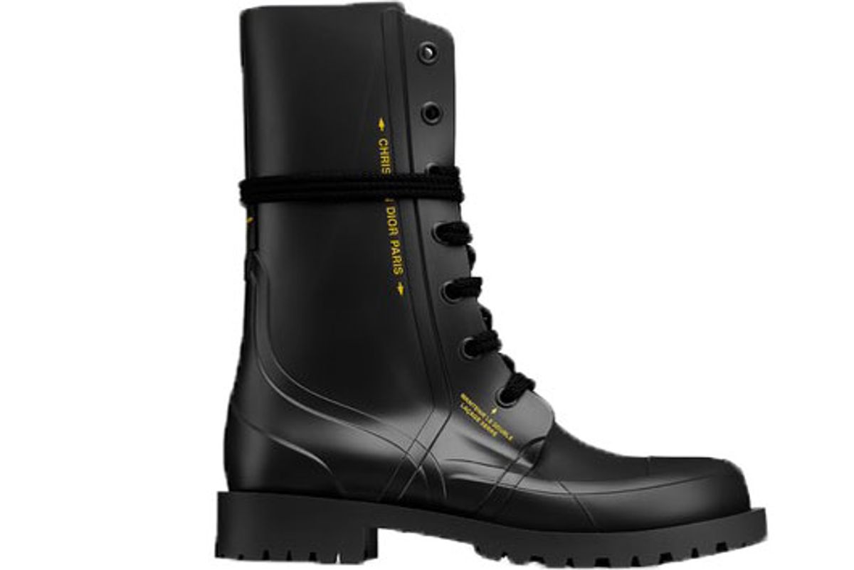dior diorcamp rubber ankle boot