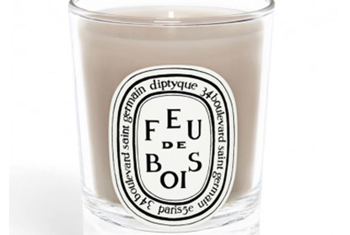 diptyque feu de bois wood fire small candle