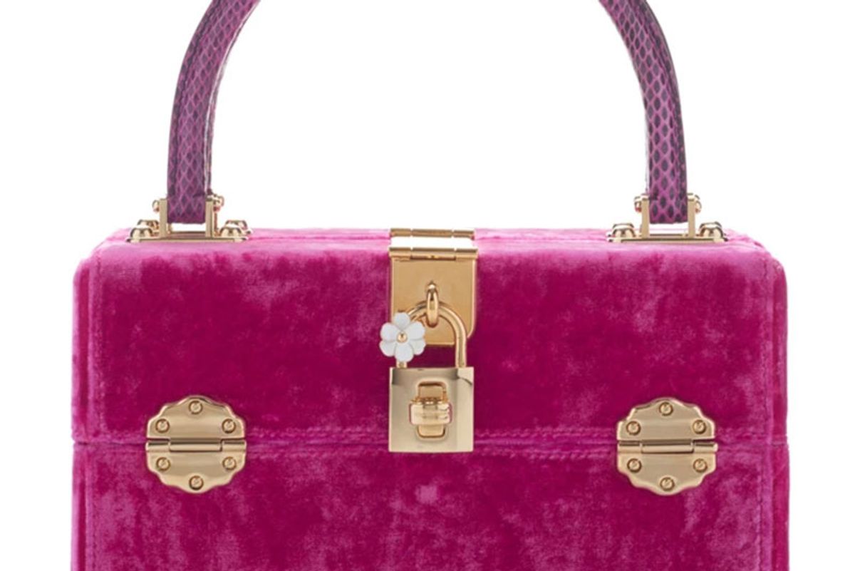 Velvet Box Bag