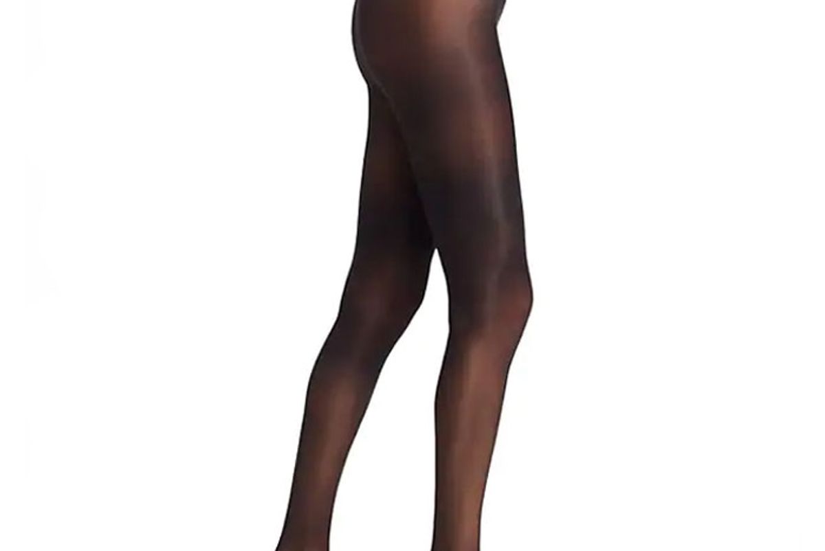 donna karan evolution semi sheer jersey tights