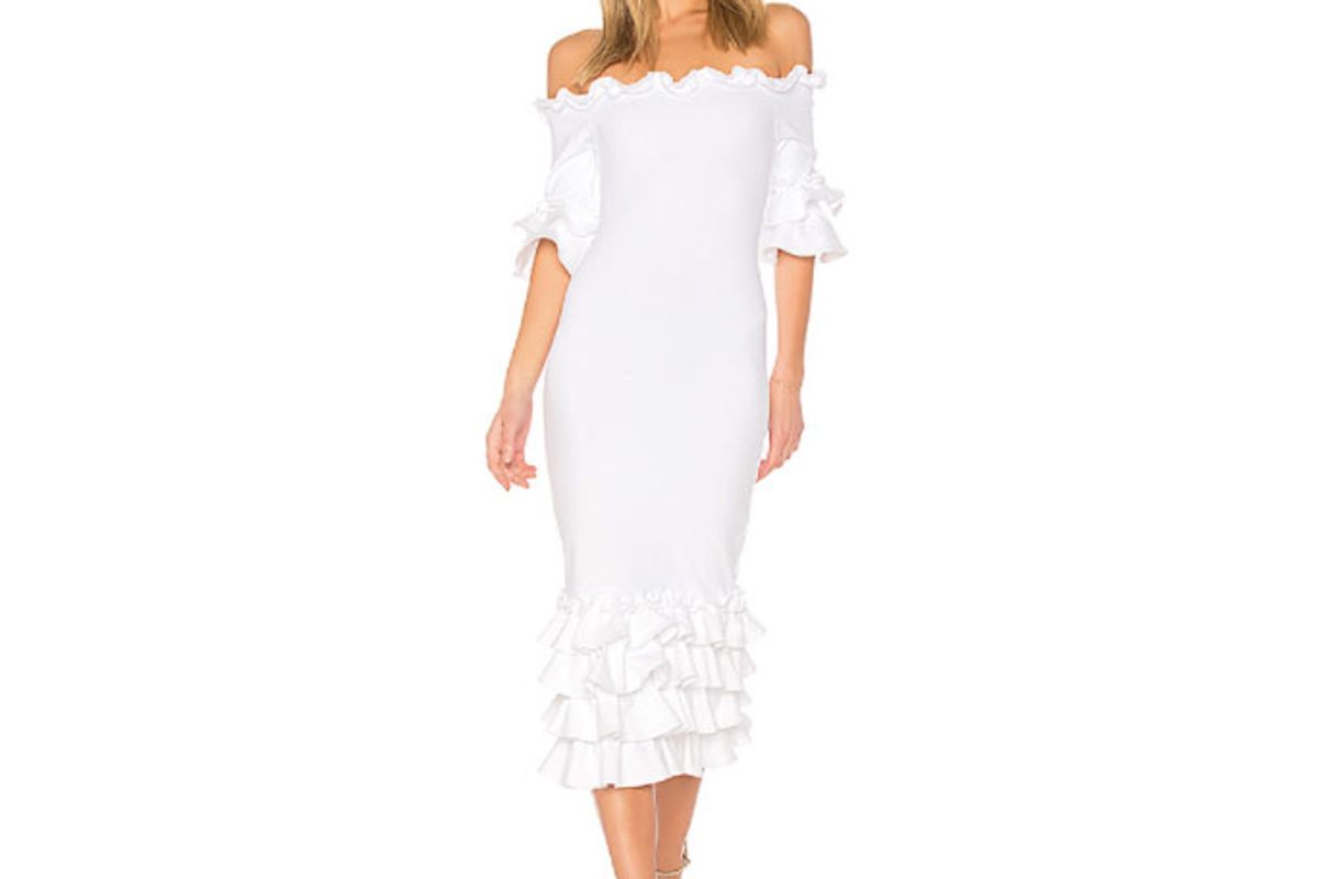 donna mizani pishi midi dress