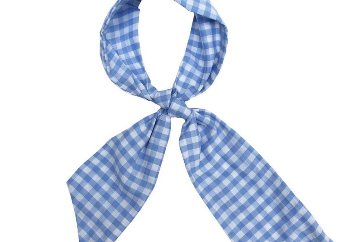 donni poppy sky gingham