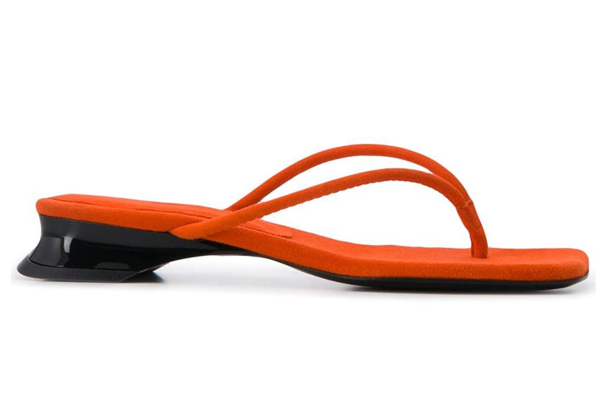 dorateymur square tip flip flops