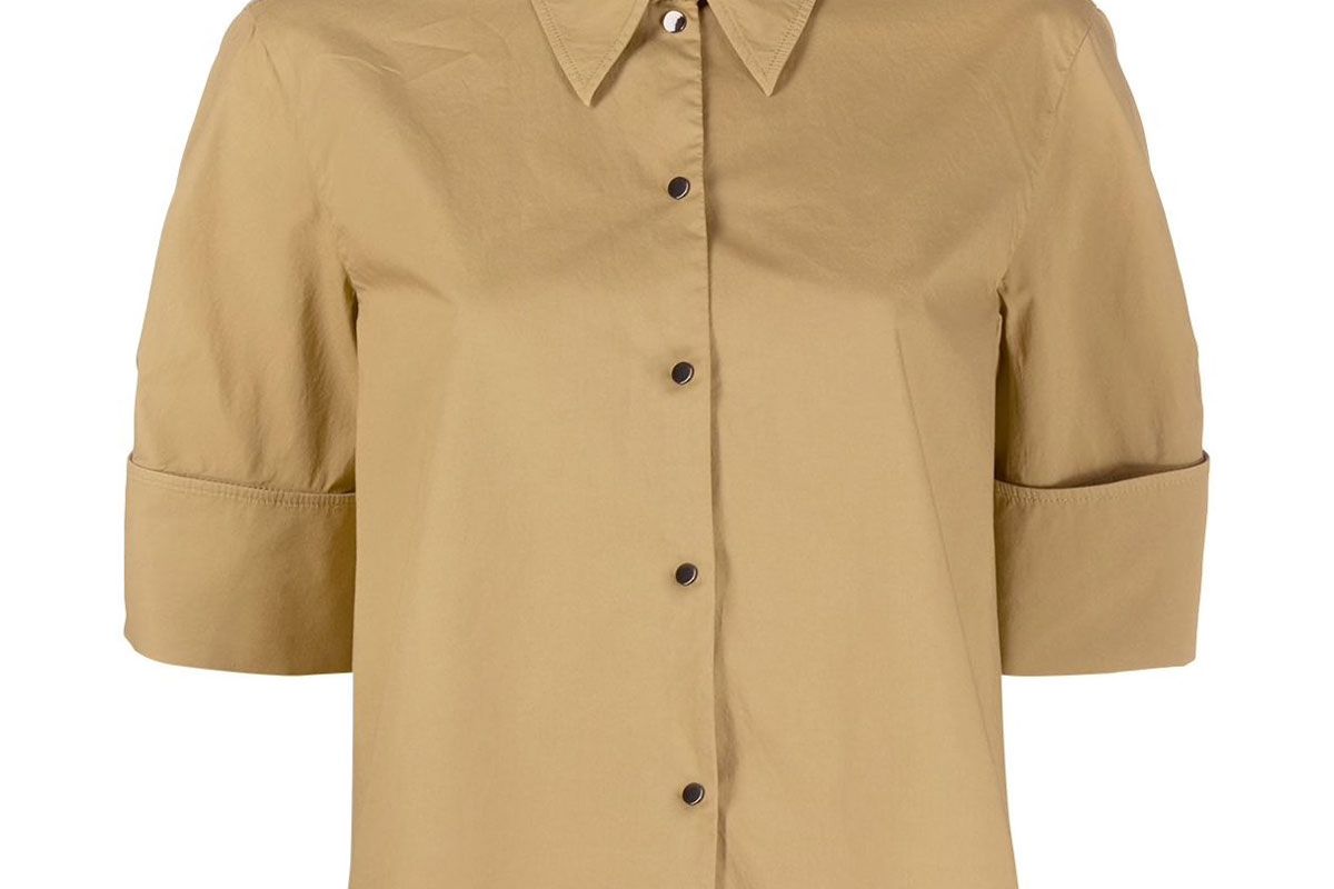 dorothee schumacer boxy fit short sleeve shirt