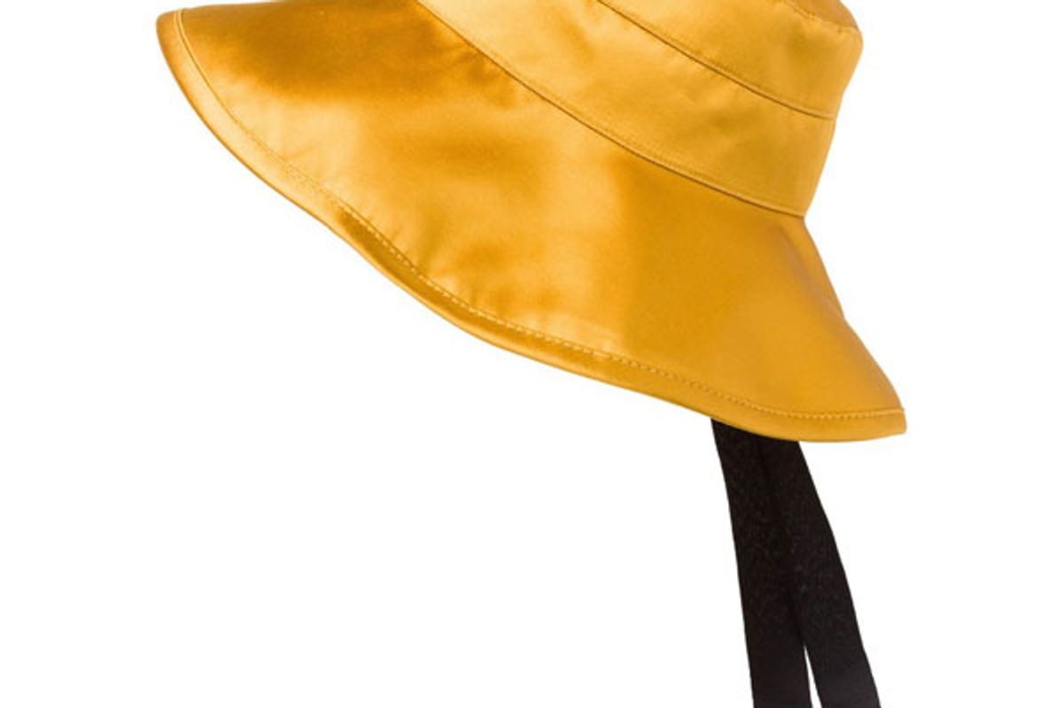 dorothee schumacher shiny perfect silk satin bucket hat
