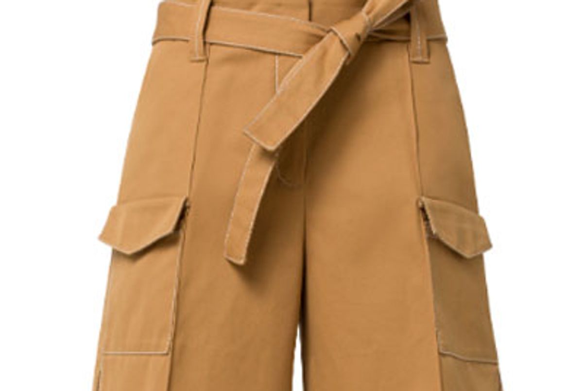 dorothee schumacher ss19 belted cotton shorts