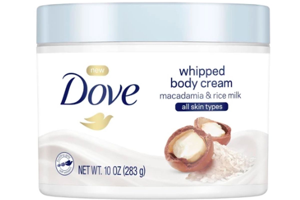 dove whipped body cream