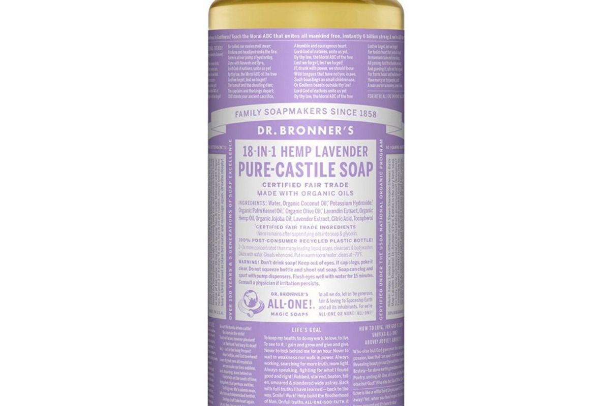dr bronners 32 oz 18 in 1 hemp pure castile liquid soap in lavender