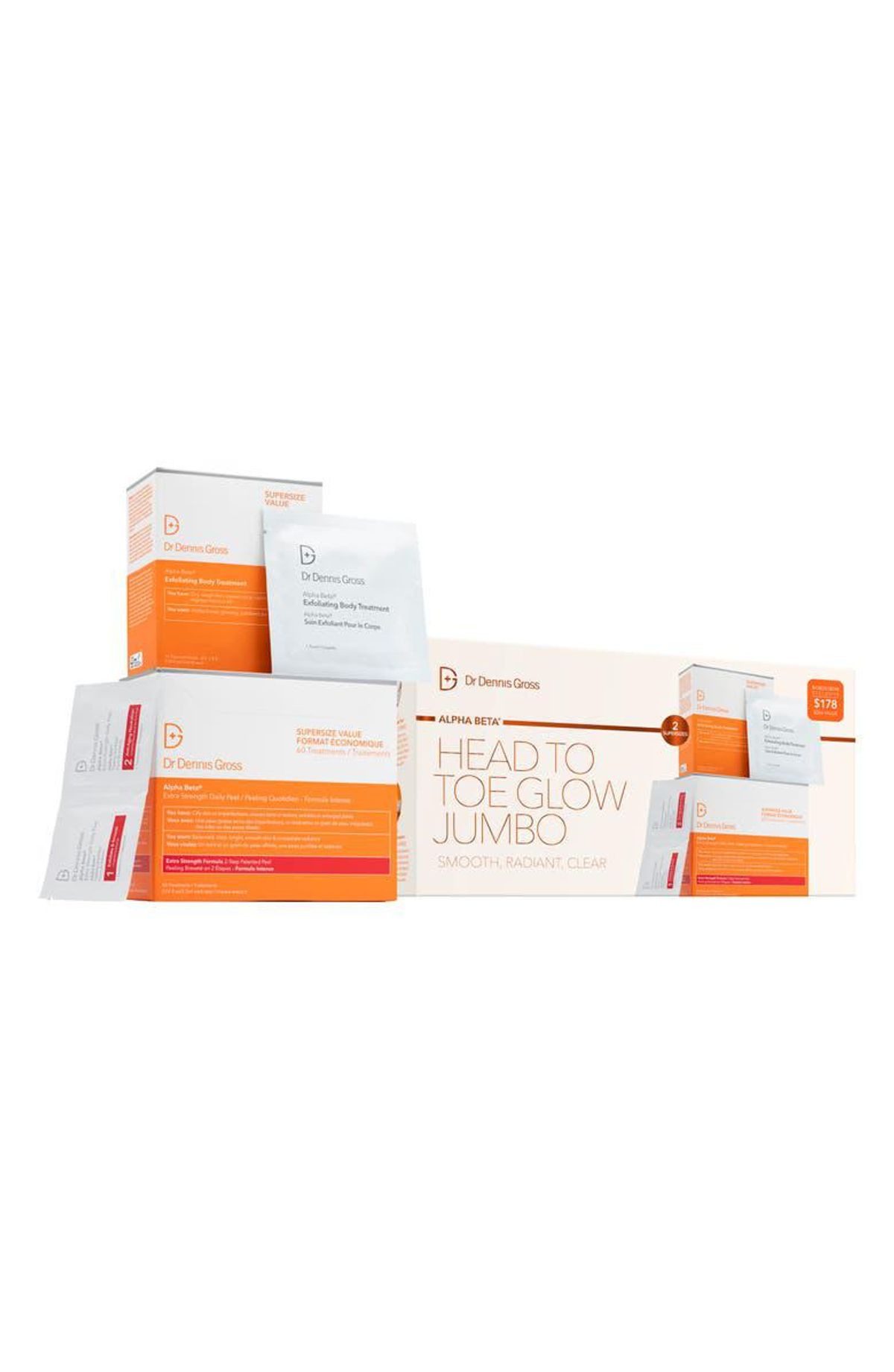 dr dennis gross skincare daily facial peel set
