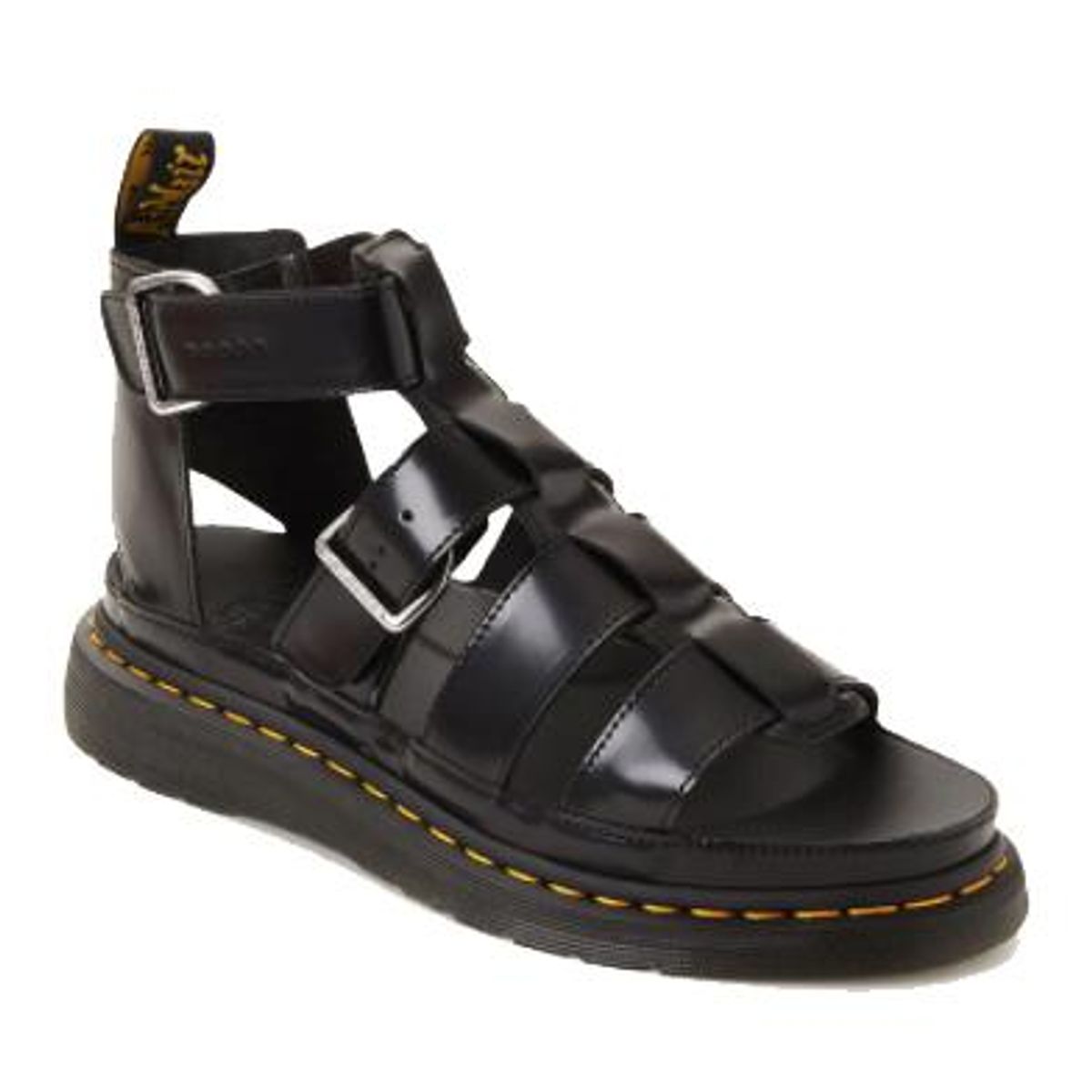 dr martens mackaye leather strap sandals