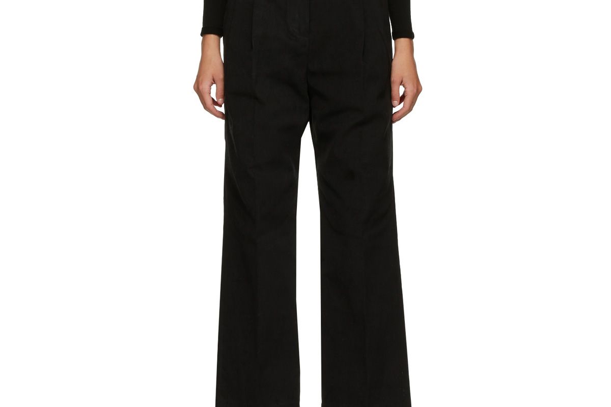drae black belted trousers