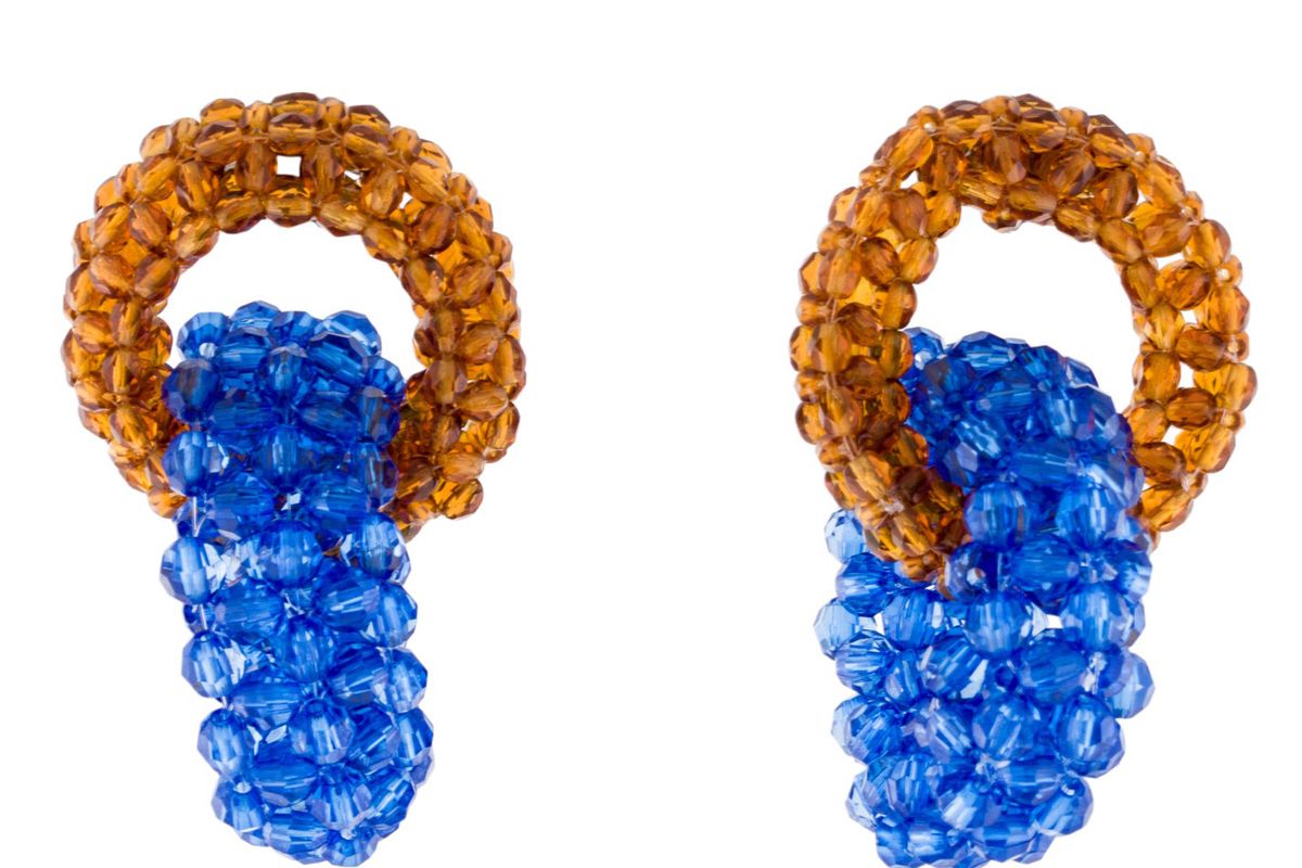 dries van noten beaded earrings