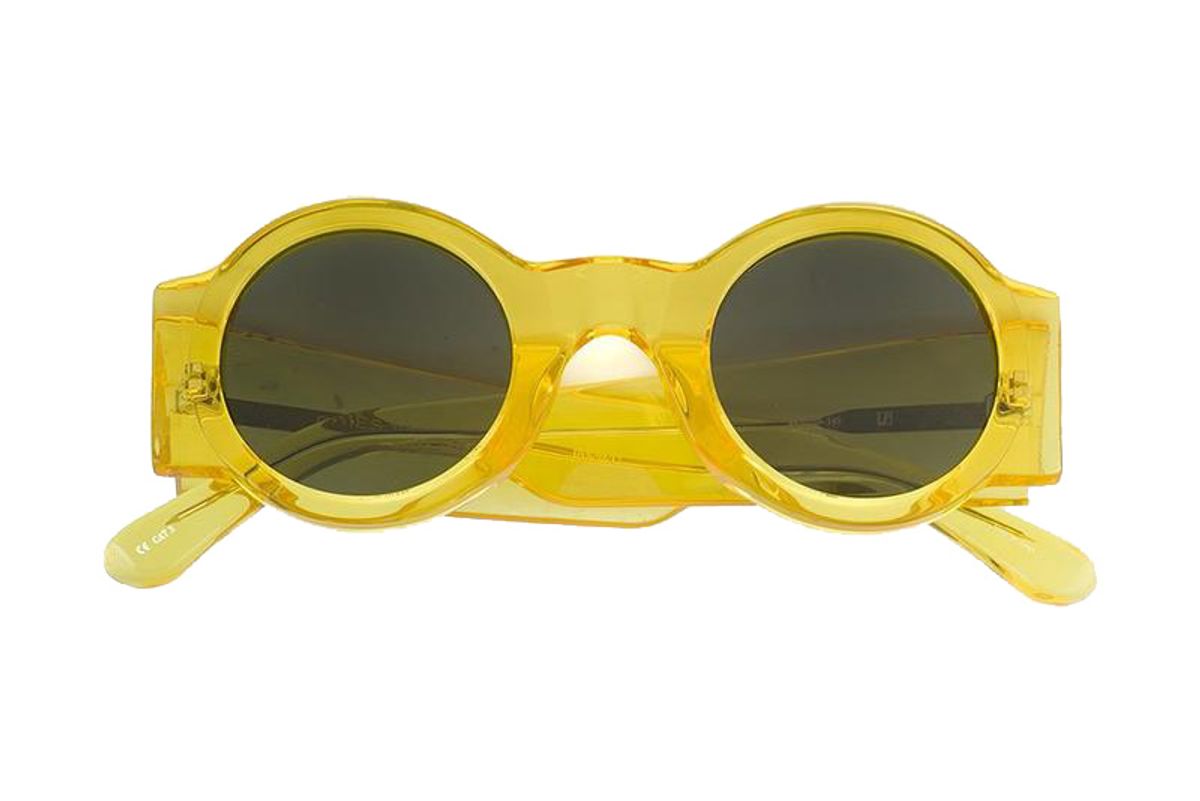 Dries Van Noten 98 C17 Round Sunglasses