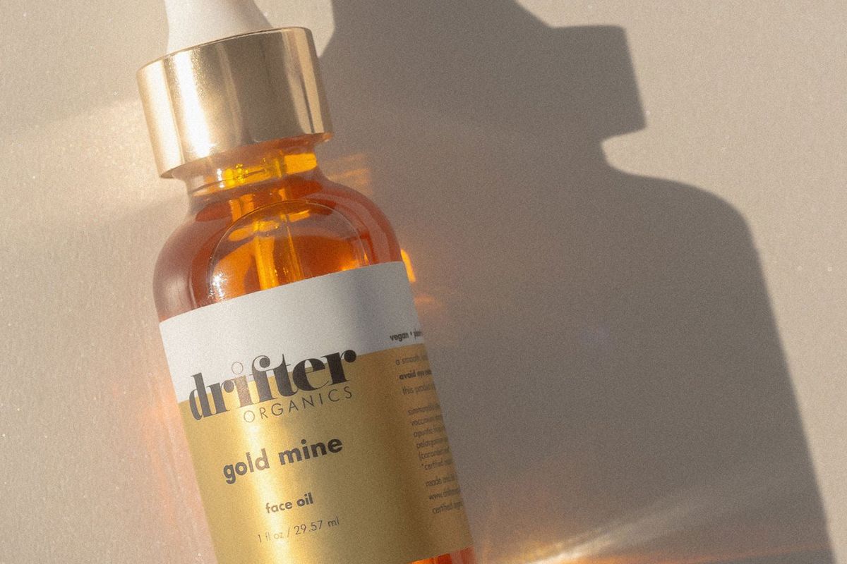 drifter organics gold mine face oil