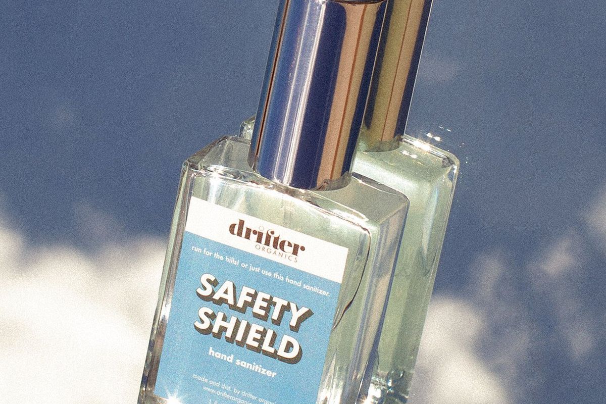 drifter organics safety shield hand sanitizer