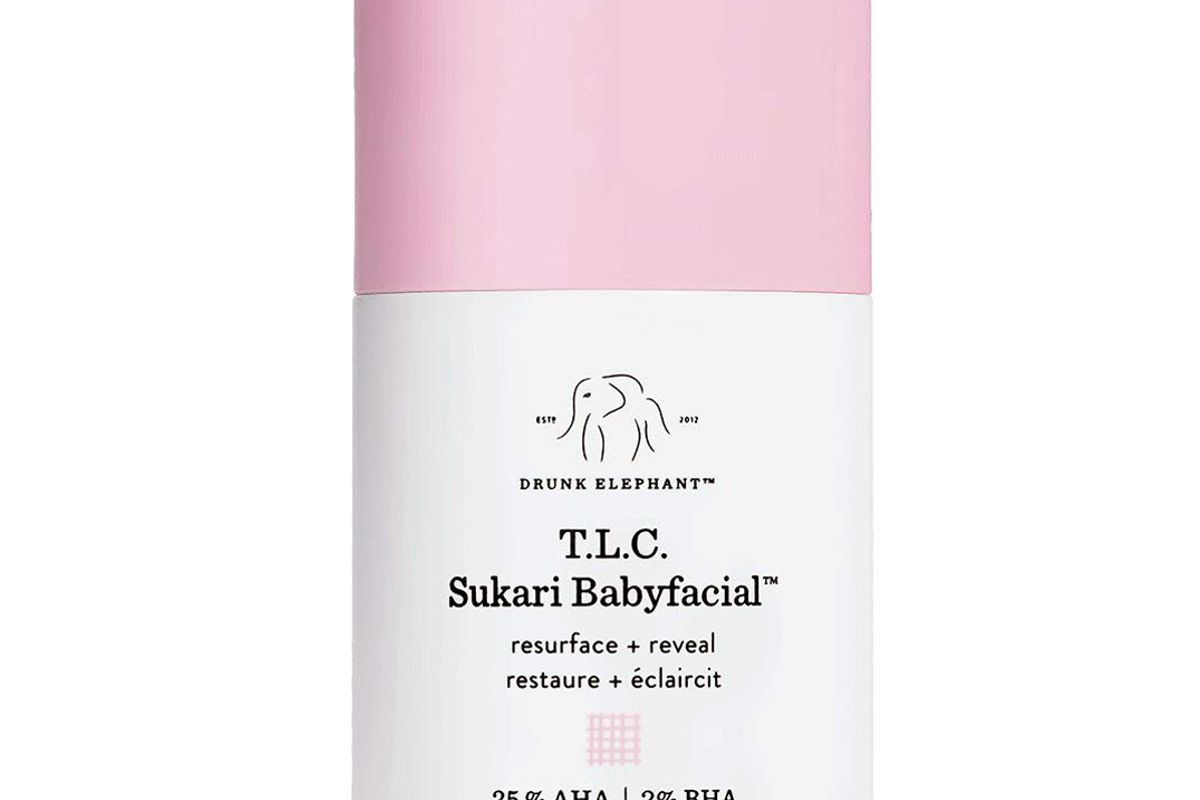 drunk elephant tlc sukari babyfacial 25 percent aha 2 percent bha mask