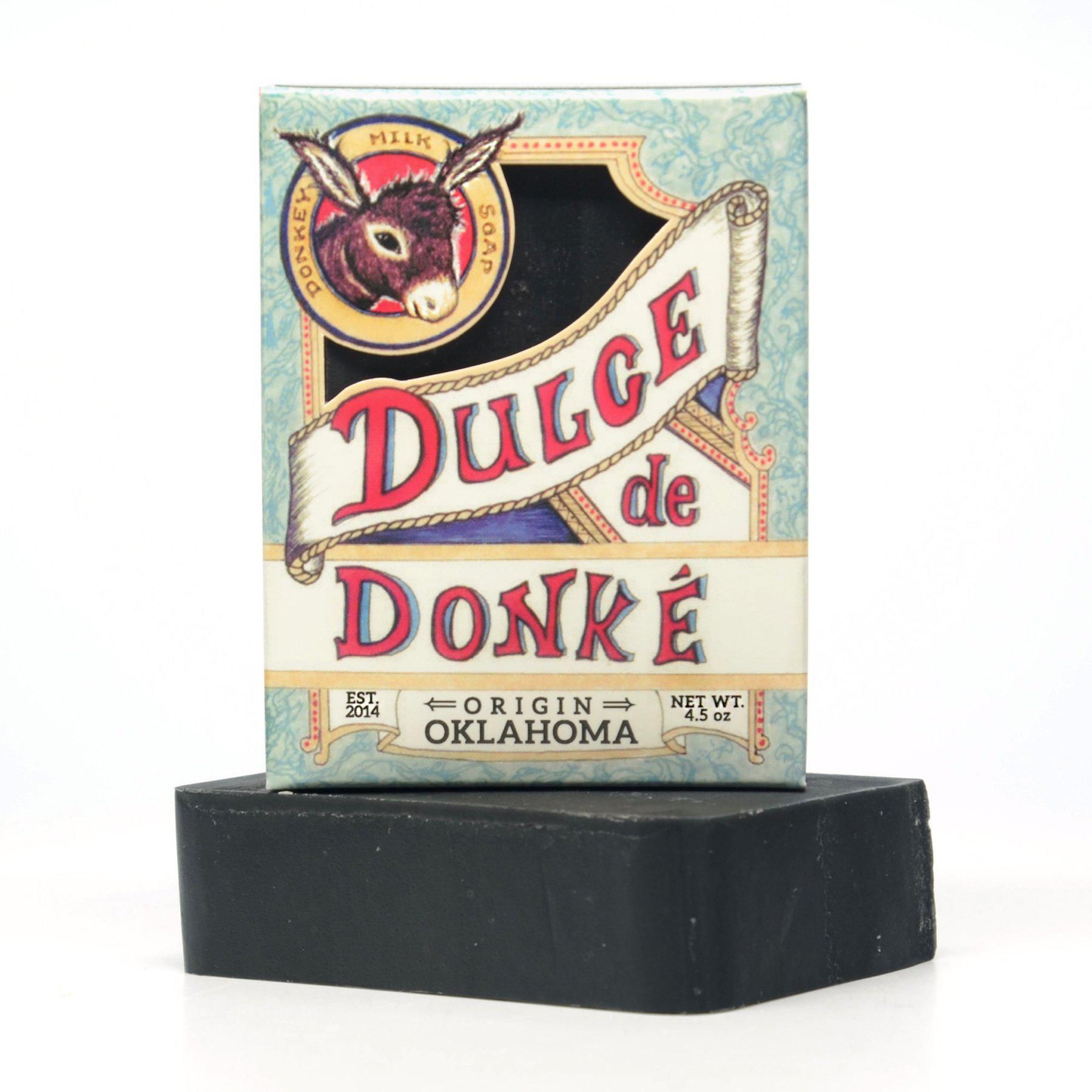 dulce de donke activated charcoal donkey milk soap