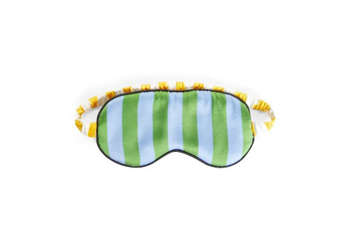 dusen dusen stripe silk eye mask