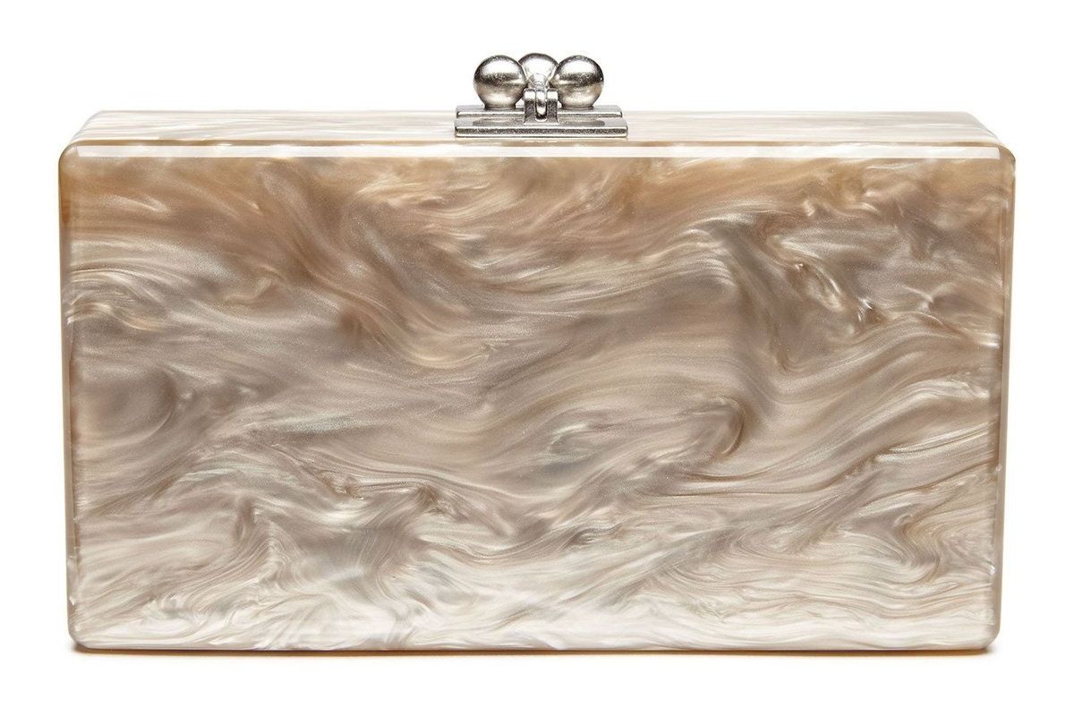 edie parker jean solid clutch