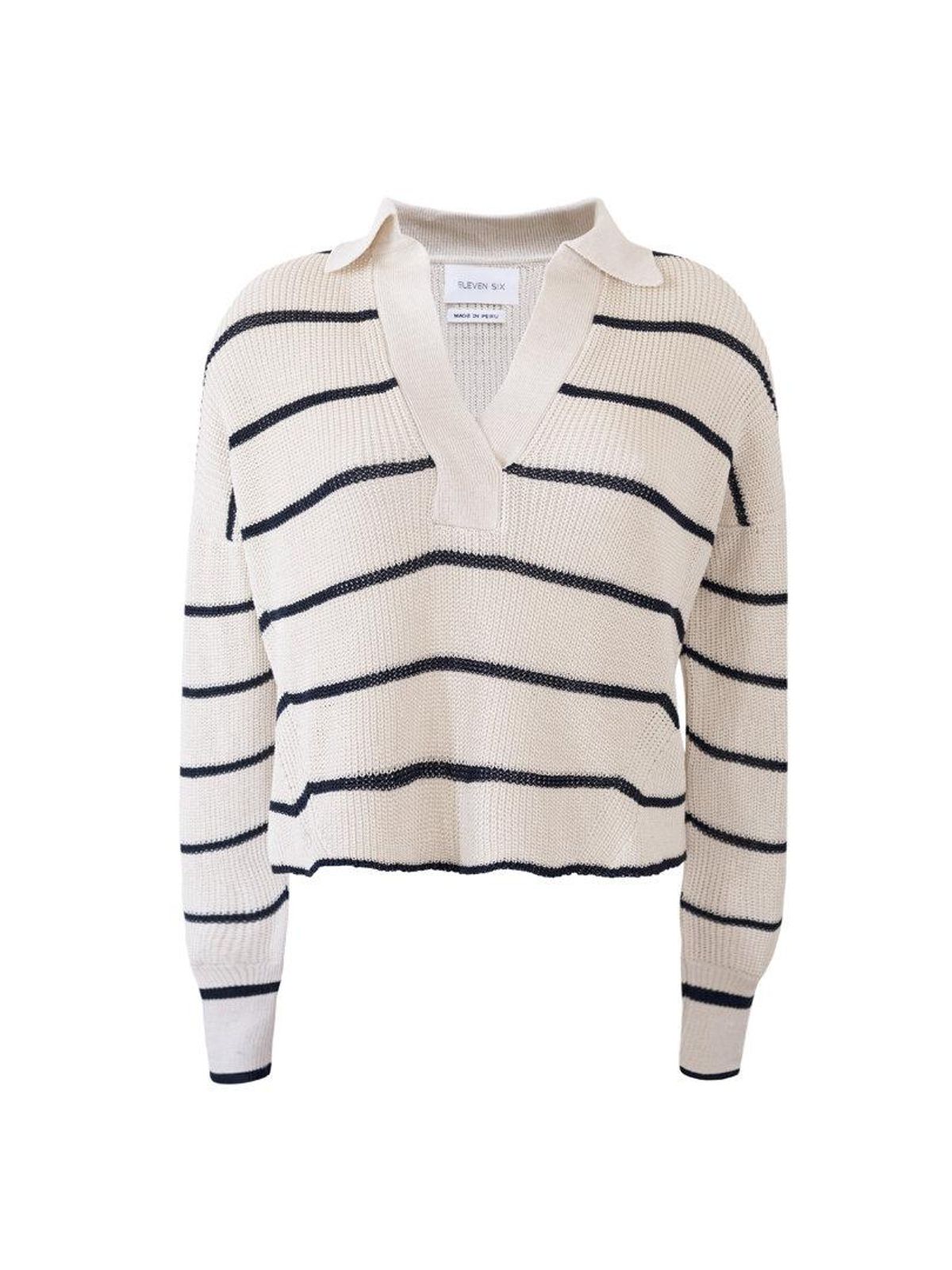 eleven six aria polo sweater