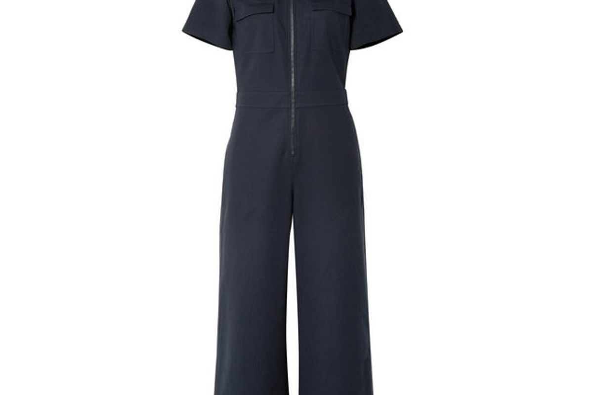 elizabeth and james morrison cotton blend jumpsuit