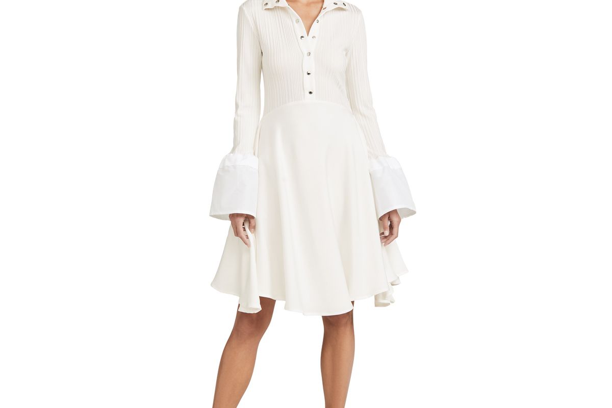 ellery concourse tulip sleeve dress