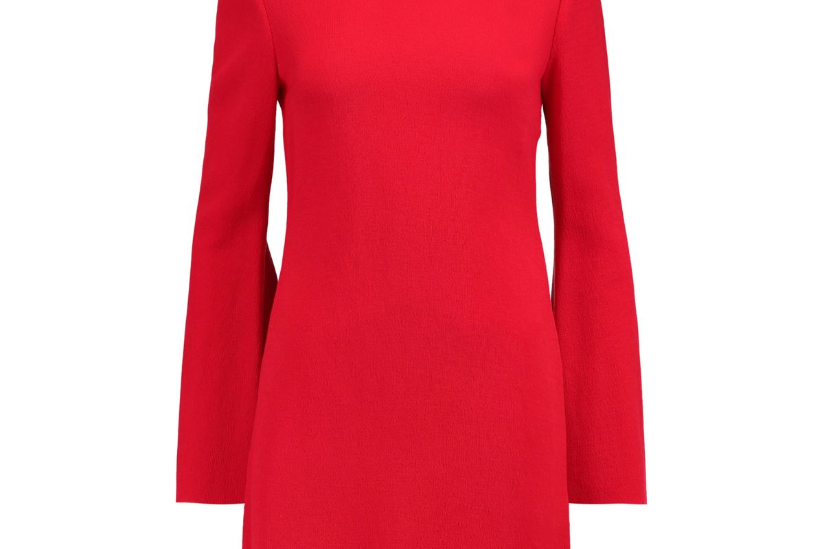 ellery duckie textured jersey mini dress