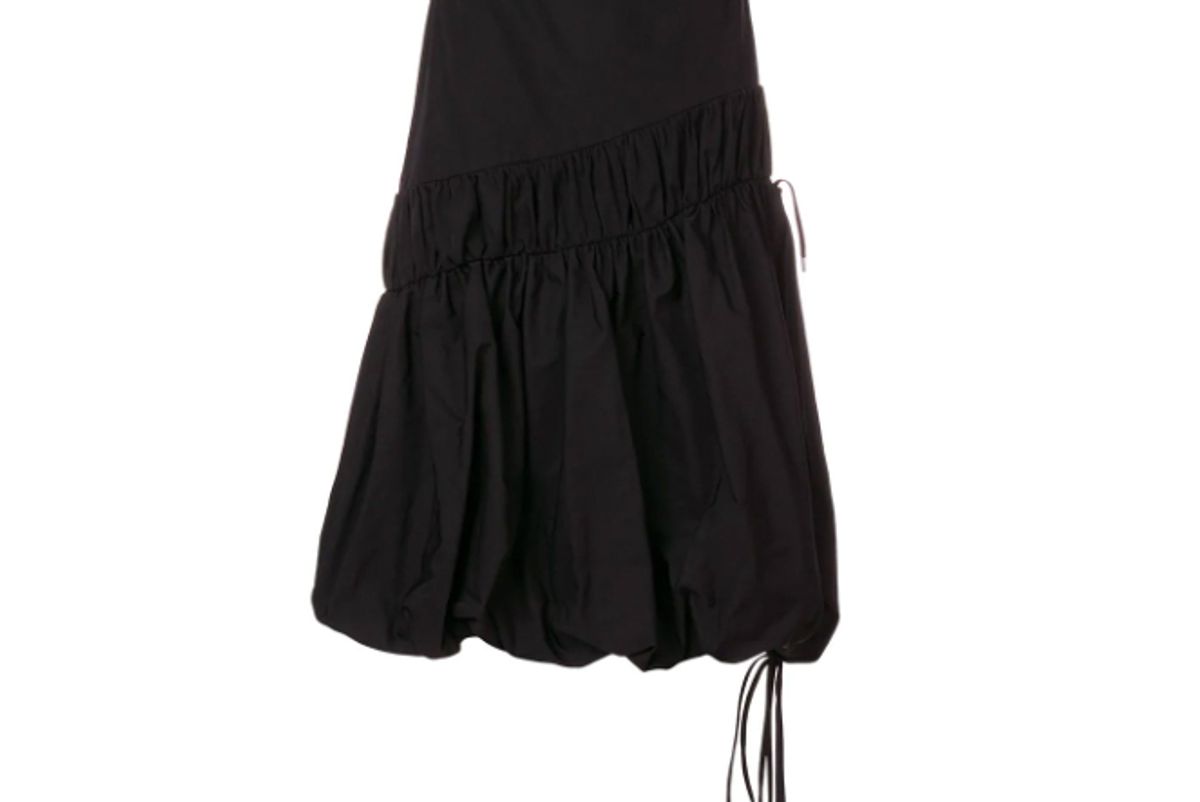 ellery dune bubble hem skirt