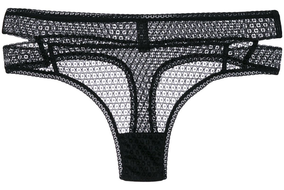 else pointelle cut out thong