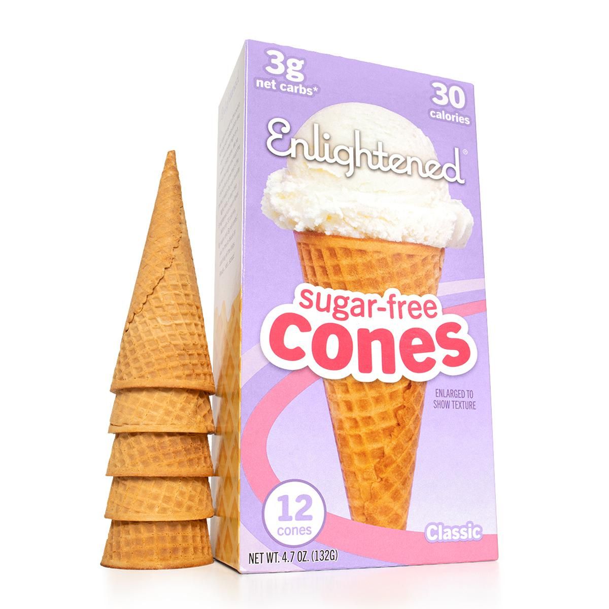 enlightened sugar free cones