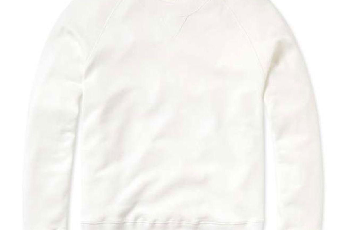 entireworld loop back sweatshirt white