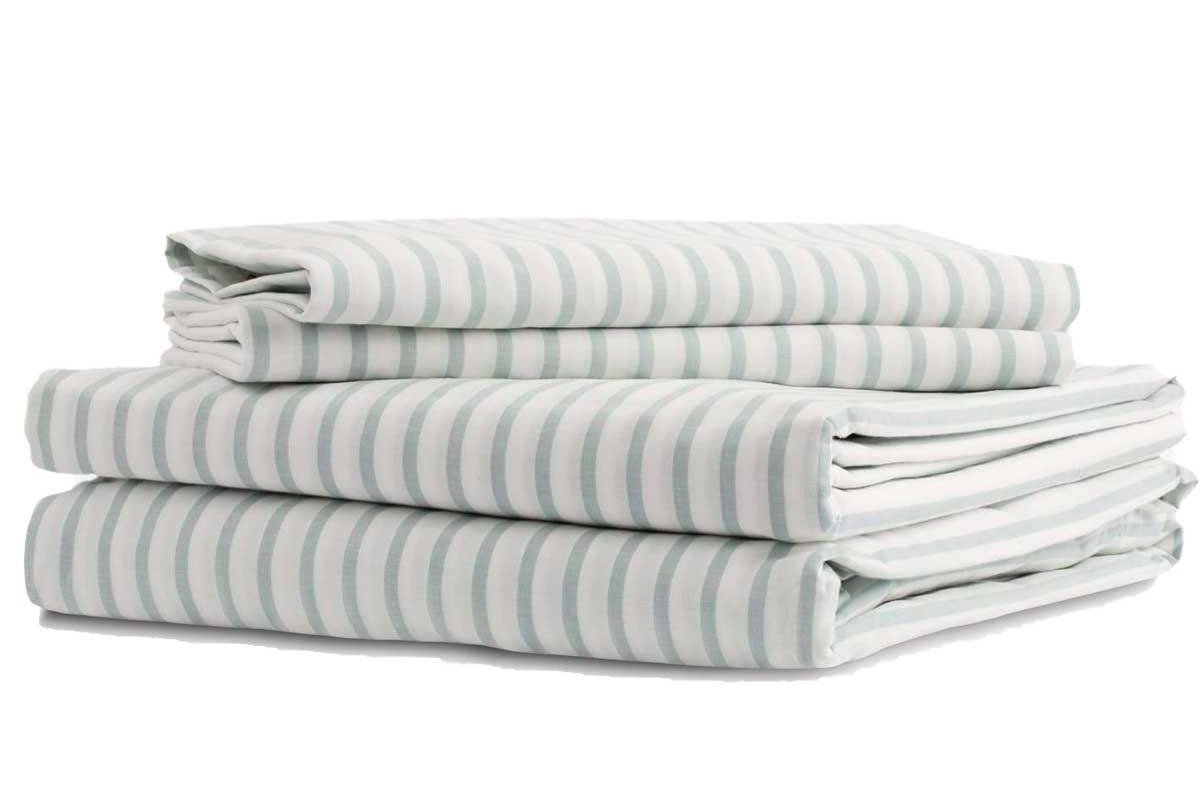 envello crisp chambray sheet set