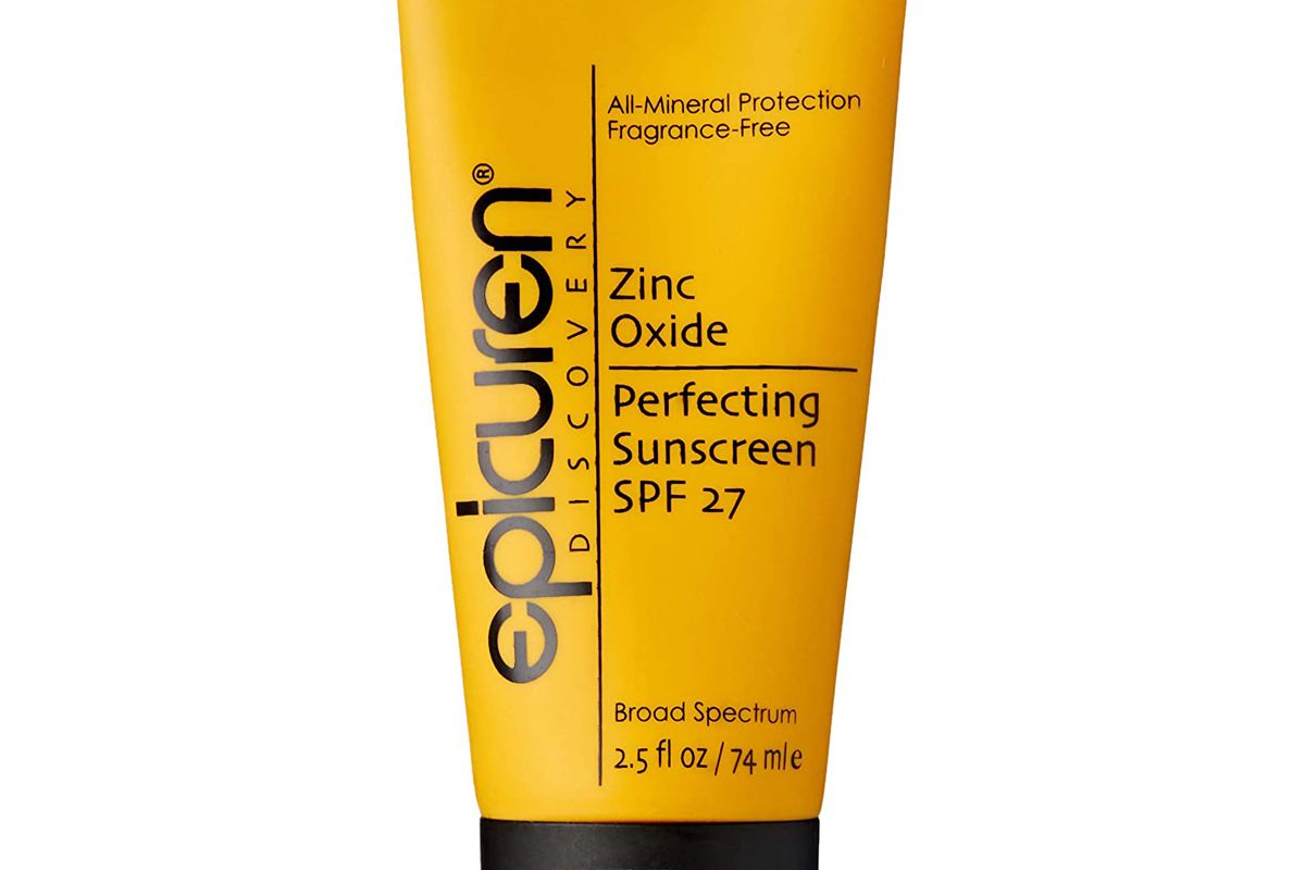 epicurean zinc oxide perfecting sunscreen spf 27