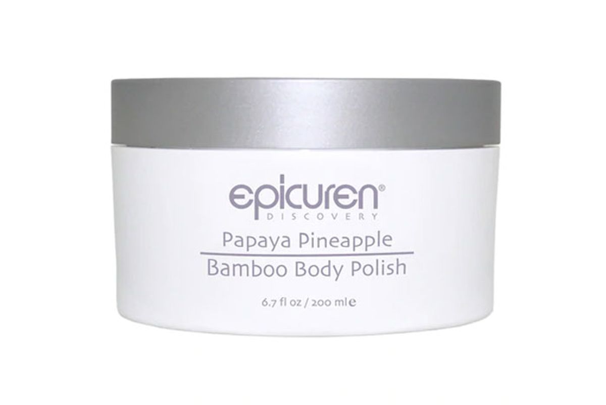 epicuren discovery papaya pineapple bamboo body polish