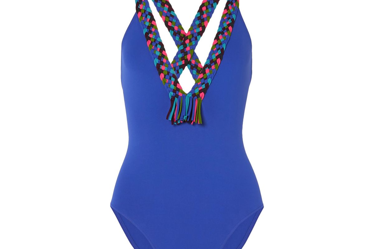 eres mambo muchacha fringed swimsuit