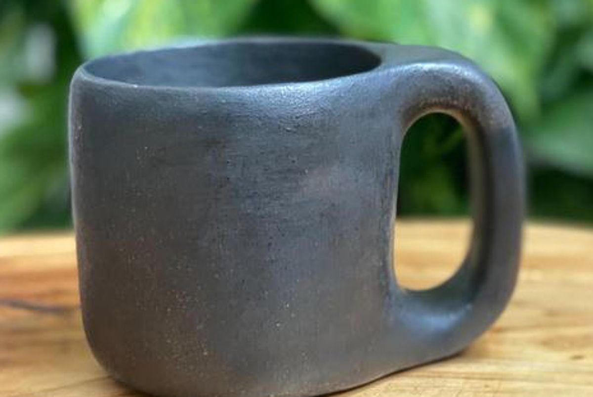 eric marcus micaceous clay mugs