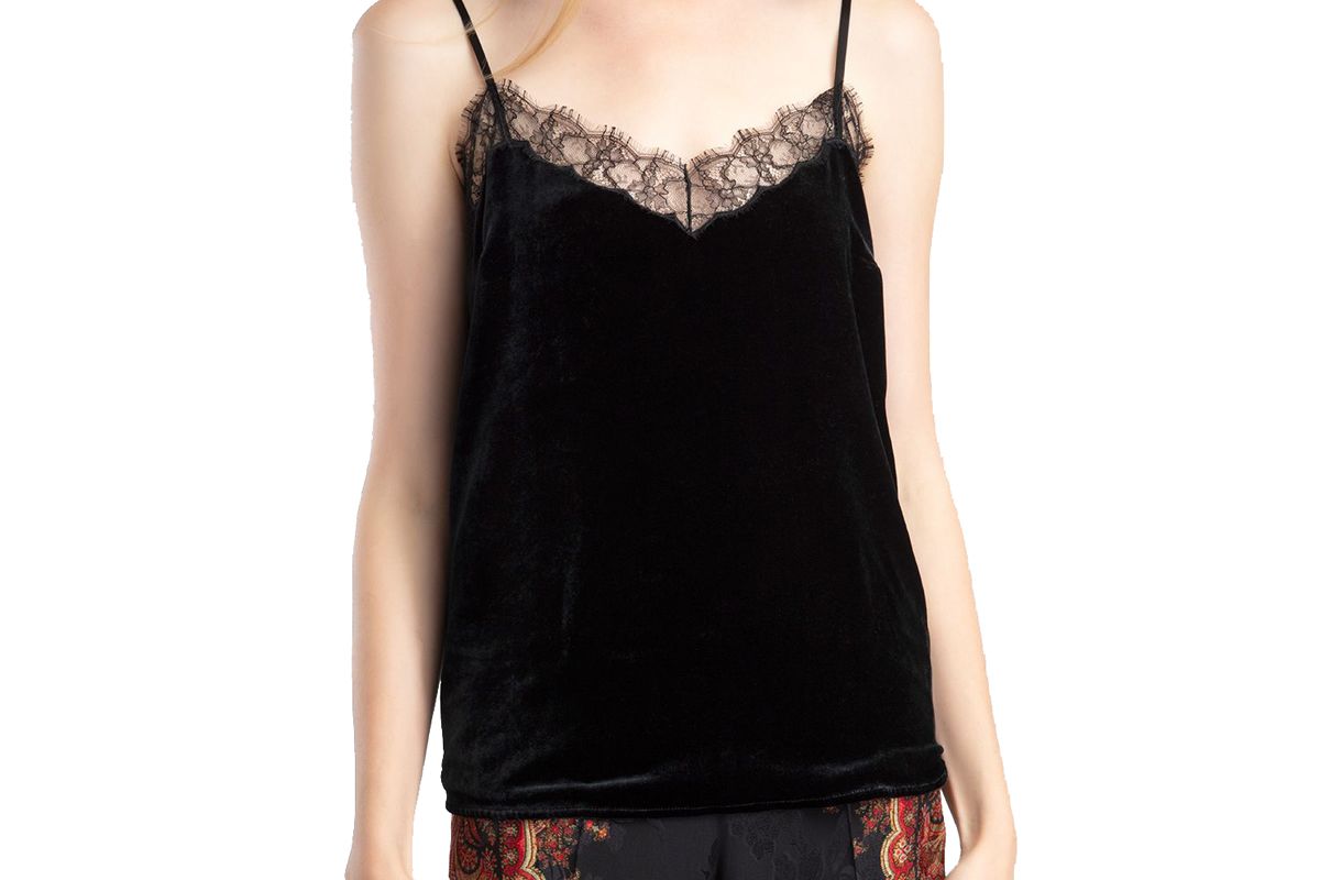 etro velvet top