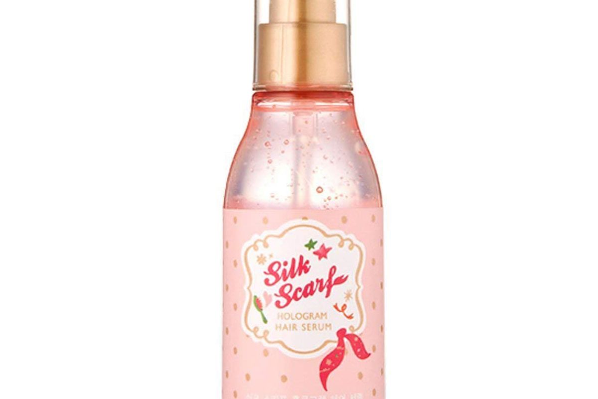 etude house silk scarf hologram hair serum