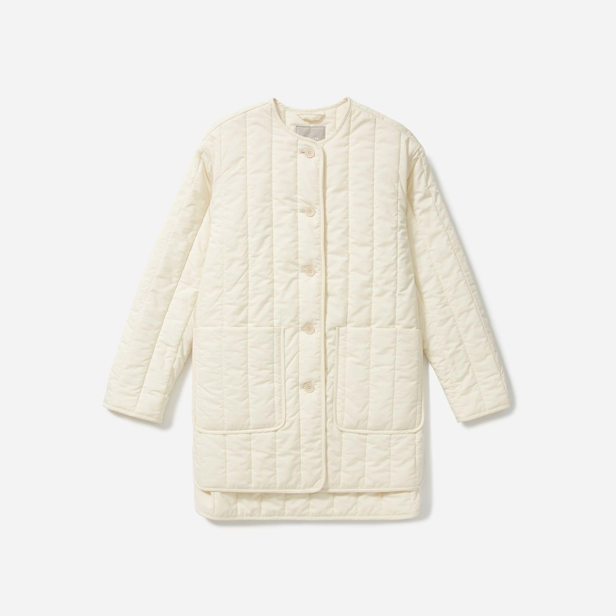 everlane the cotton quilted jacket