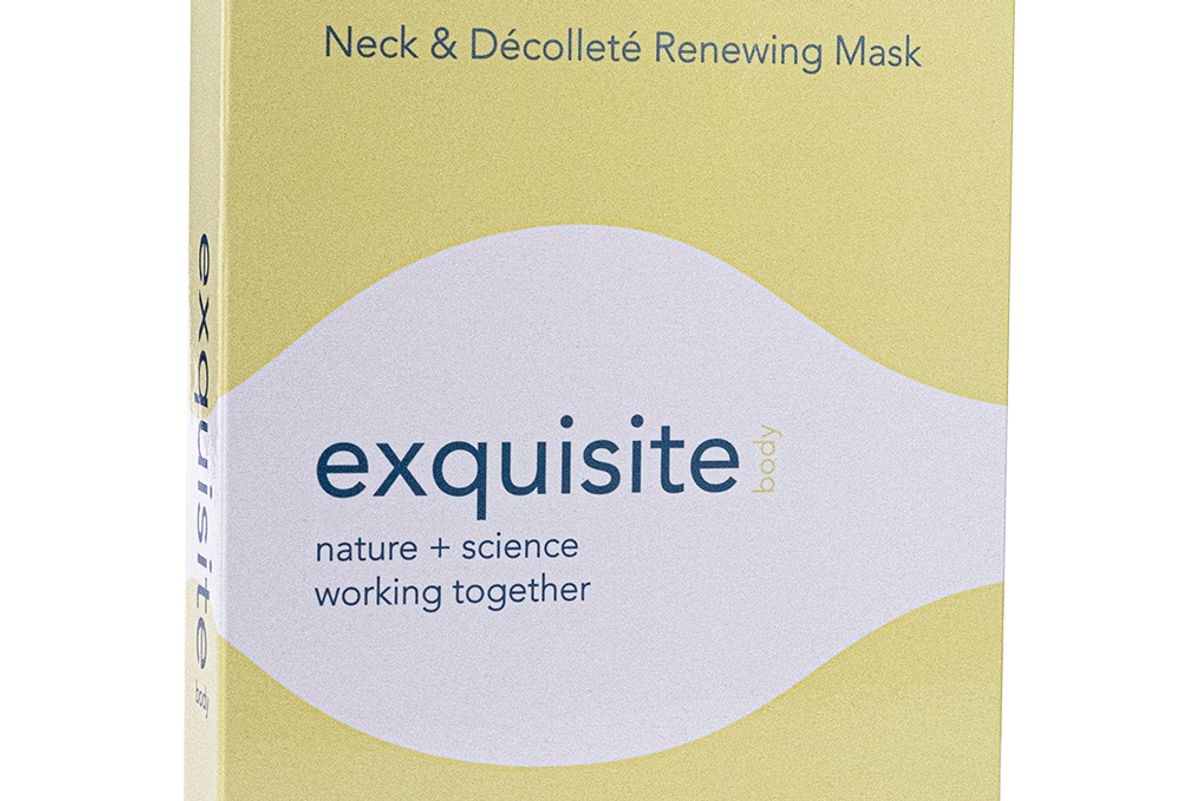 exquisite neck and decollete renewing mask