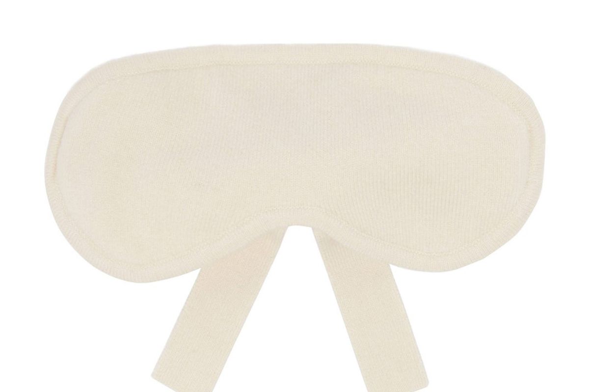 extreme cashmere no 135 glasses stretch cashmere eye mask