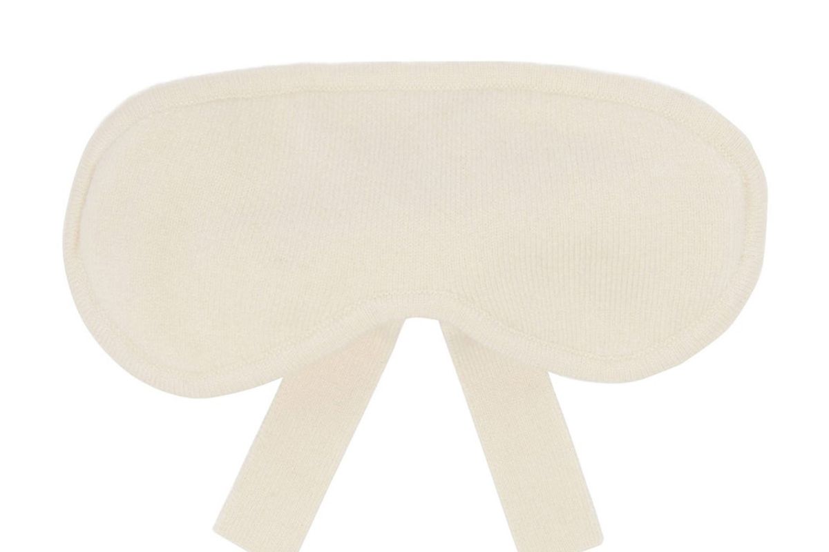 extreme cashmere no 135 glasses stretch cashmere eye mask