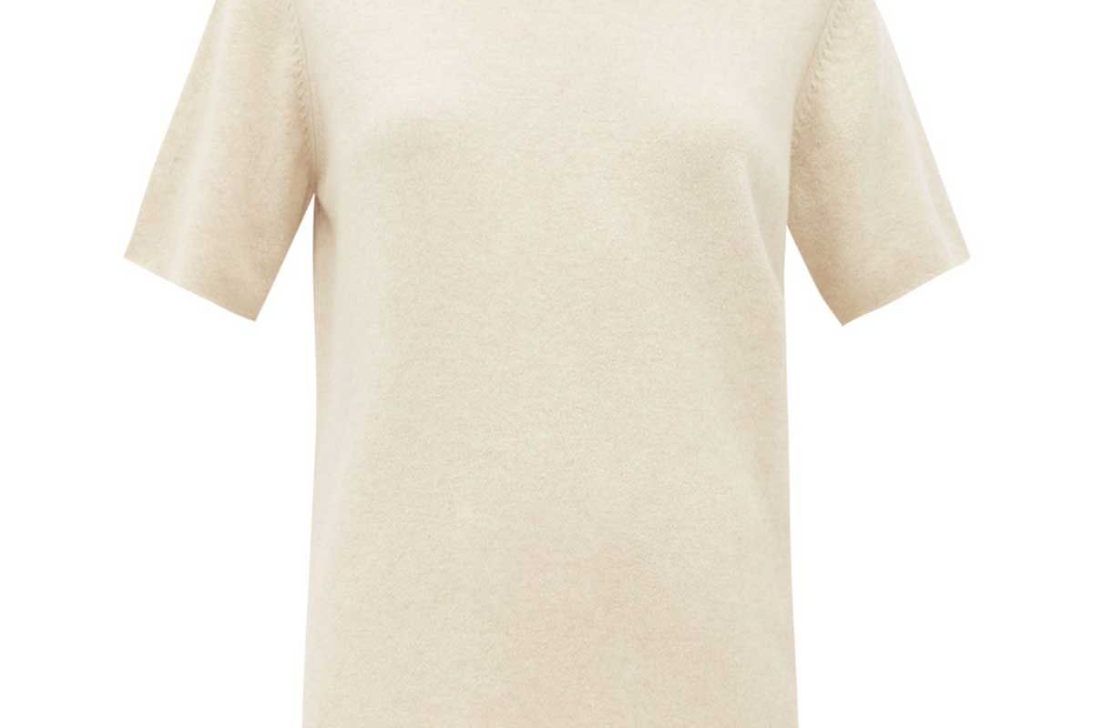 extreme cashmere no 64 stretch cashmere t shirt