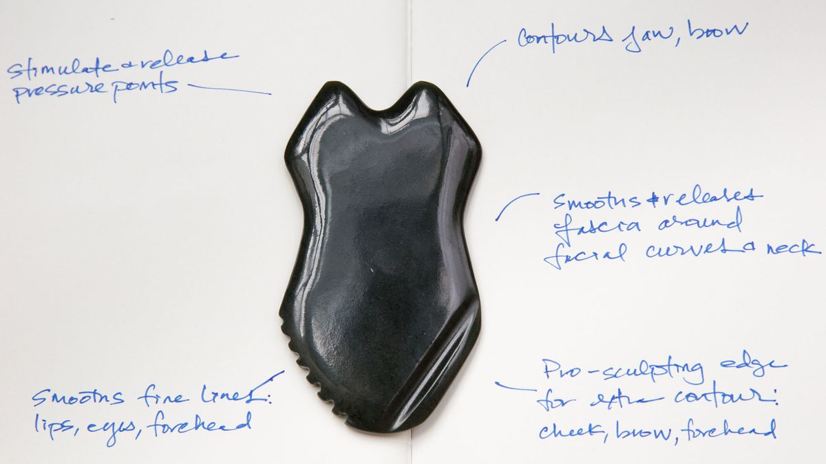 facial gua sha technique