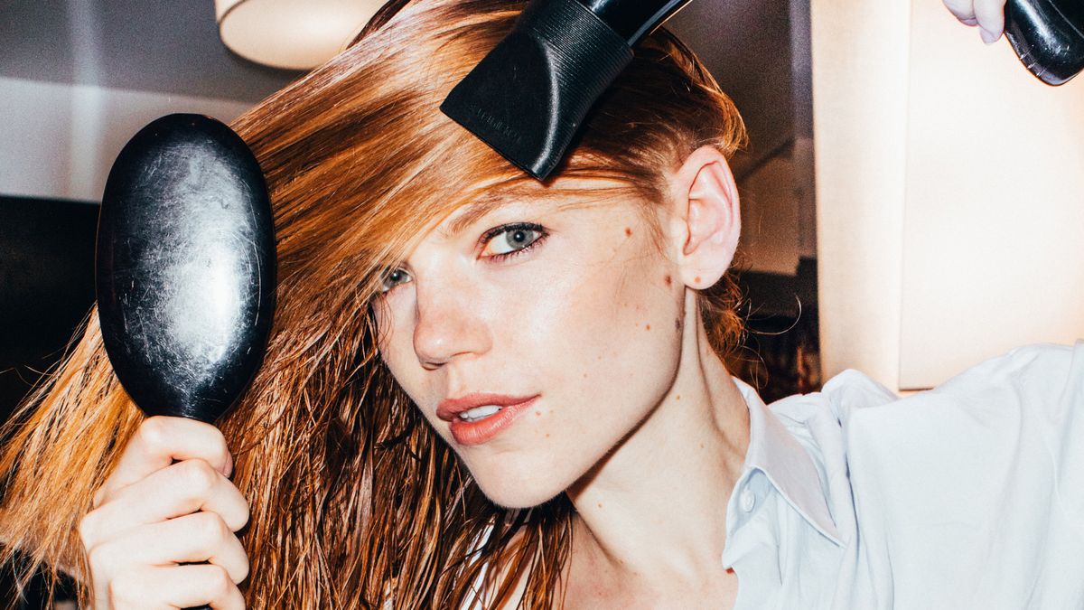 You’re Probably Blow-Drying Your Straight Hair the Wrong Way