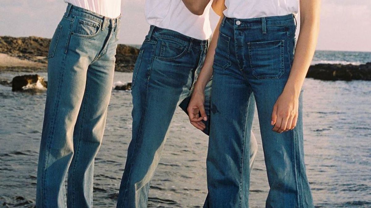 wide leg jeans
