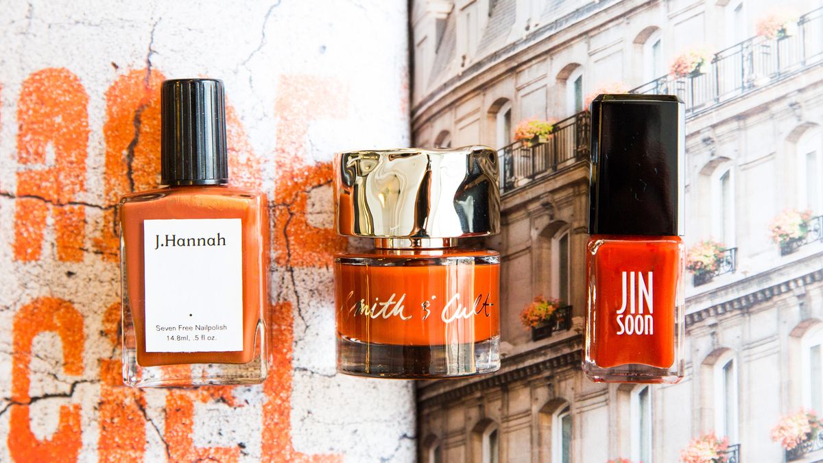 Burnt Orange Is The Official Nail Color Of Fall 17 Coveteur Inside Closets Fashion Beauty Health And Travel