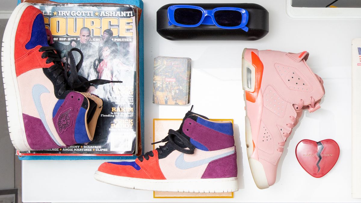 colorful sneakers