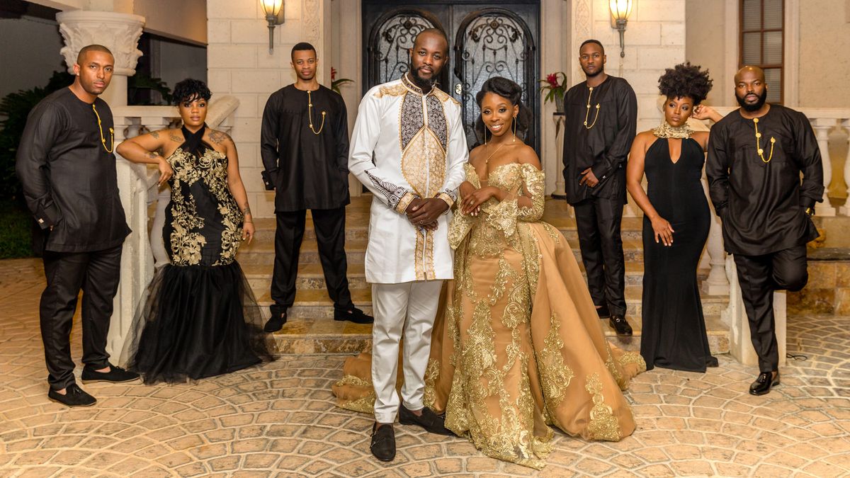 inside ayanna james kimani wedding