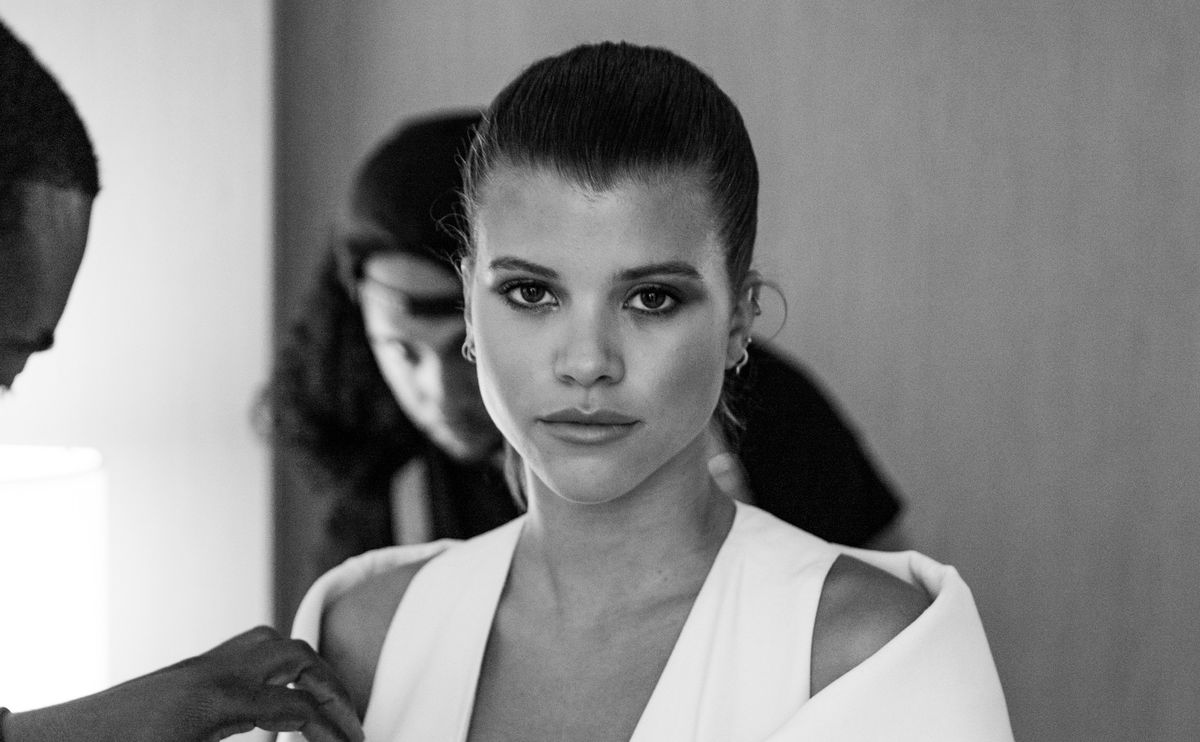sofia richie getting ready